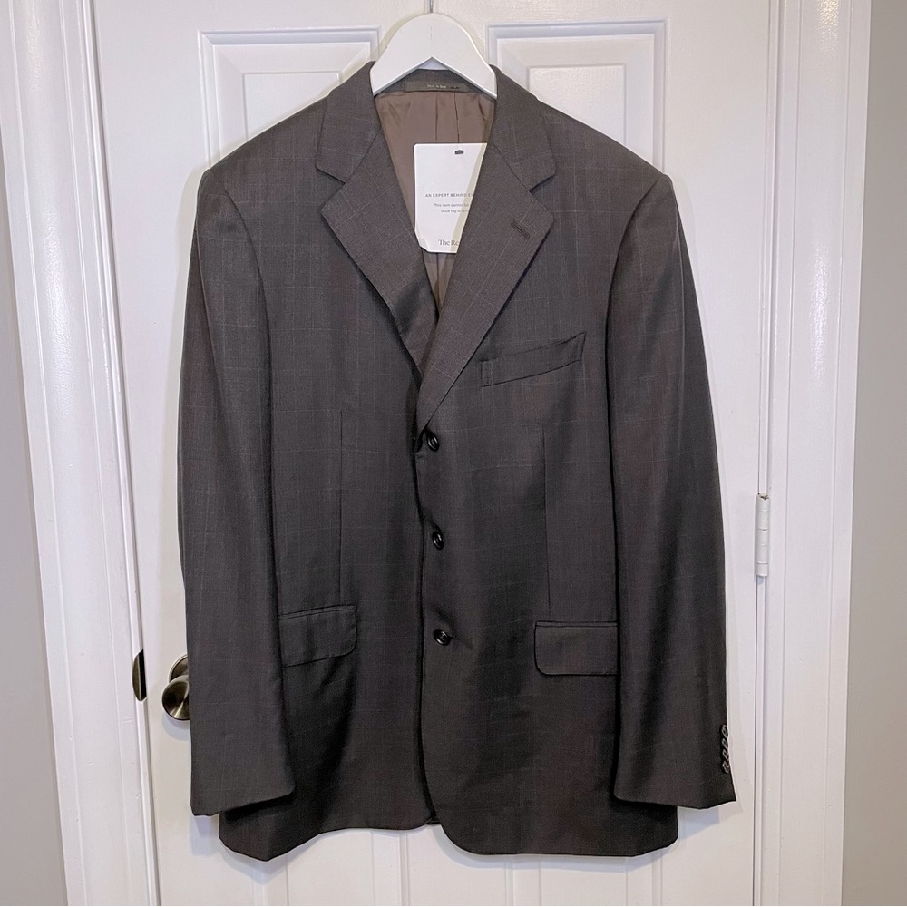 Ermenegildo Zegna at Neiman Marcus | Brown and Blue Jacket Blazer